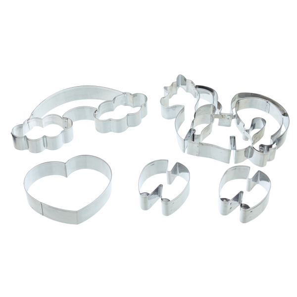 3D Cookie Cutter Set - Unicorn